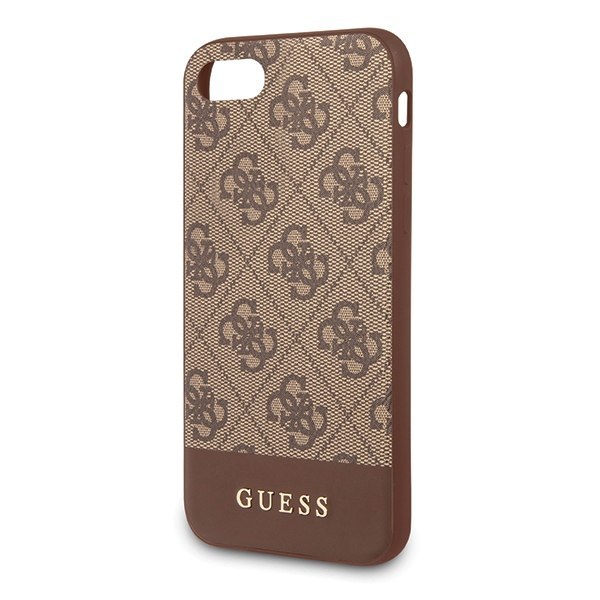 Guess GUHCI8G4GLBR iPhone 7/8/SE 2020 / SE 2022 brązowy/brown hard case 4G